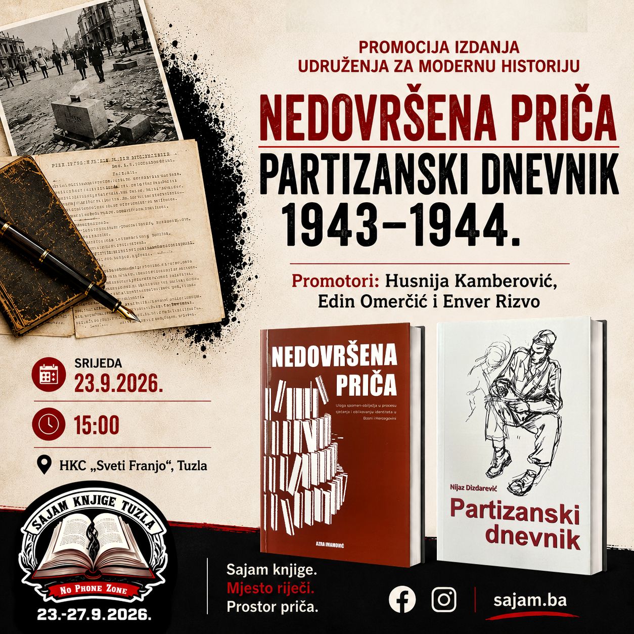 Promocija izdanja UMHIS na Sajmu knjige u Tuzli